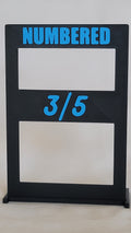 NUMBERED Card Box Divider