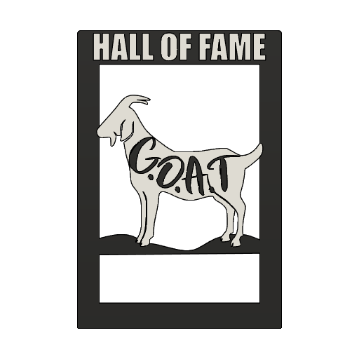 Hall of Fame Card Box Divider (GOAT)