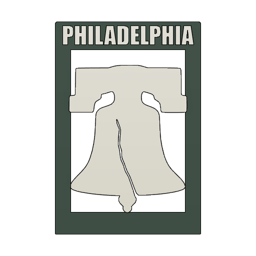PHILADELPHIA Card Box Divider